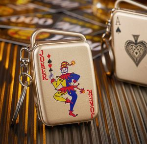 Le dernier porte-clés 108MM briquet poker mahjong graphique USB chargeant une variété de styles au choix supporte le logo personnalisé