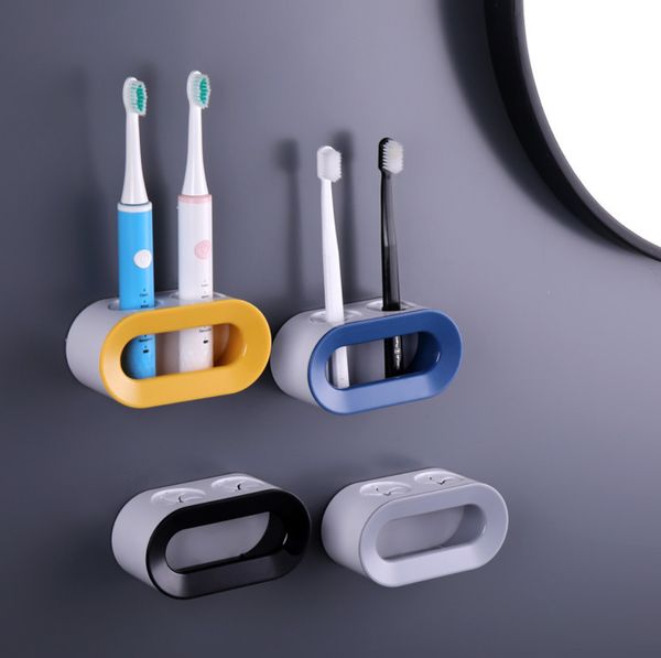 Le dernier porte-brosse à dents électrique perforant 12,5 x 6,5 cm. Support mural pour salle de bain avec de nombreuses options de couleurs et support pour logo personnalisé.