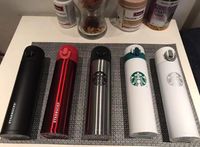 La dernière tasse Starbucks de 13,5 oz, une tasse de café en acier inoxydable, de nombreux styles à choisir, couvercle pop-up portable, support pour le logo personnalisé