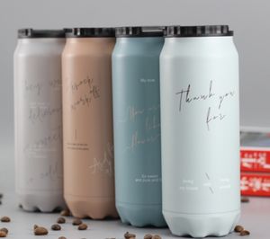 De nieuwste 17oz roestvrijstalen koffiekopje, blikjes thermos, een verscheidenheid aan kleuren en stijlen om uit te kiezen, ondersteuning voor aangepaste logo's