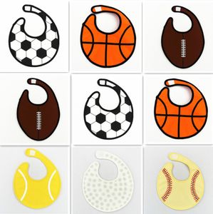 De nieuwste handdoek van 31x25 cm, een verscheidenheid aan stijlen voor sportbasketbal, baby slabbetjes, katoenen cartoon afdrukken drielaagse waterdoeken