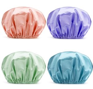 Le dernier bonnet de douche de 32 cm à double couche est étanche. De nombreuses options de couleur prennent en charge le logo personnalisé.