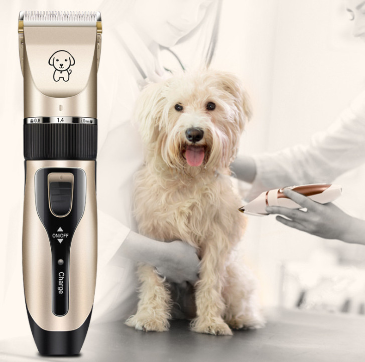 The latest 4 packages dog shaver pet hair clippers teddy cat shaving dog hair professional hair clipper trimming pet automatic s241t