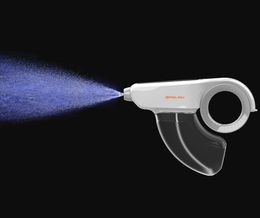 La última pistola de desinfección de 540ML, nano atomización, nano pistola de pulverización de luz azul recargable inalámbrica, envío gratis