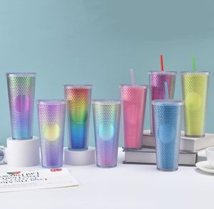 La última taza de café de plástico de plástico de plástico de doble capa de 25.4 oz, muchas opciones de estilo, admiten la personalización de cualquier logotipo