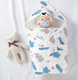 De nieuwste deken van 90x90cm, vier-lagenswaddle wrapper, anti-shock slaapzak, veel stijlen om uit te kiezen, ondersteunen maatwerk