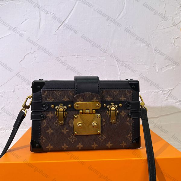 El último bolso de caja, bolso de hombro de diseñador de lujo para mujer, famoso bolso de dinero, bolso de hombro diagonal