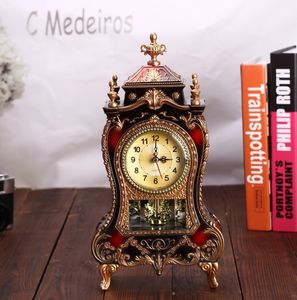 La dernière horloge de bureau, décoration de salon antique, seconde montre à balayage silencieux, 12 chronométrages musicaux, support logo personnalisé
