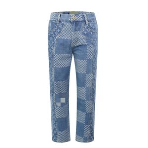 Les derniers jeans de mode en jeans pour femmes jeans pour hommes designer jeans hauts jeans jeans bleu jean plaid marque jeans slim fit
