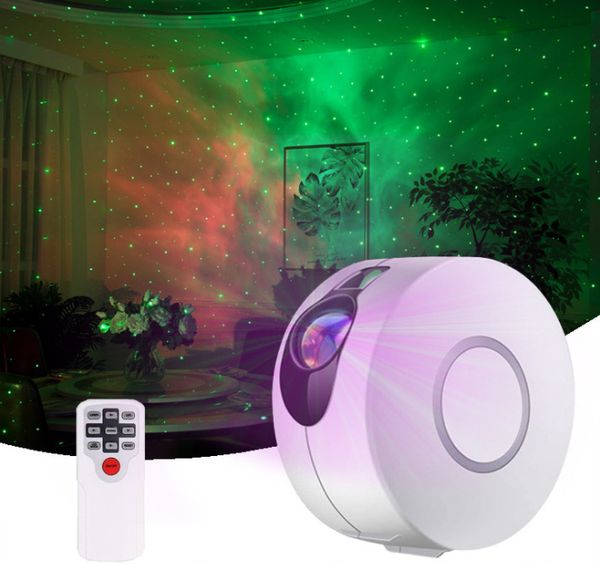 La dernière lampe de projecteur laser nébuleuse télécommandée rêve ciel étoilé lampe de projecteur étoile tournante, livraison gratuite