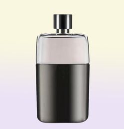 Le dernier design de luxe Cologne Women Perfume Men 100ml Guilty Gold Black Bottle Version la plus élevée Splame Spray Classic Style LO2758178