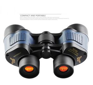 De nieuwste modellen Hoge vergroting 60x60 Waterdichte telescoop High Power Night Vision Hunting Binoculars Red Fory Far Mirror WIT4699032