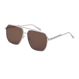 Les dernières lunettes de soleil rétro pour hommes à la mode, double faisceau, grande monture, nuances masculines exquises, lunettes d'affaires décontractées, conduite en plein air, défilé confortable