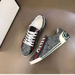 De nieuwste verkoop hoogwaardige herenschoen retro low-top printing sneakers ontwerp gaas pull-on luxe dames mode ademende casual schoenen gmnmmm000001