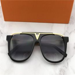 Les dernières ventes de lunettes de soleil de créateurs de mode populaires pour hommes 0937 plaque carrée en métal cadre de combinaison de qualité supérieure lentille anti-UV400 w275f