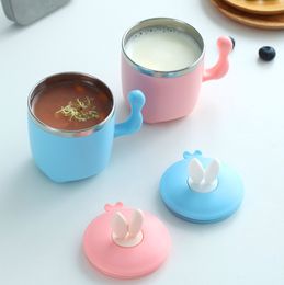 Het nieuwste roestvrijstalen 8.45oz drinkwaren kinderen verzegeld en geïsoleerde dubbellaags babyvoeding supplement student melk koffiekopje