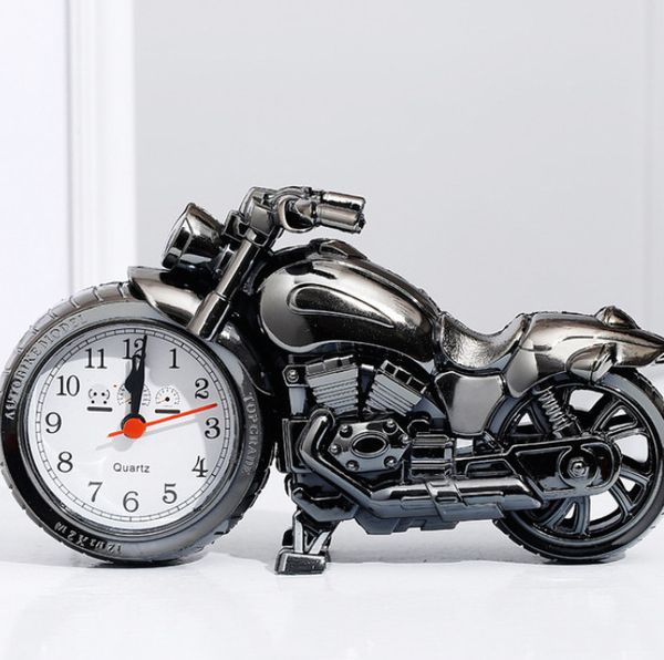 Los últimos relojes de mesa, despertadores de motocicletas, muebles creativos elegantes y personalizados para el hogar junto a la cama, admiten logotipos personalizados