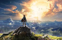 The Legend of Zelda Breath of The Wild HD Tela Stampata Astratta Moderna di Arte Della Parete Pittura Immagini a Parete per Soggiorno Decor Un7000993