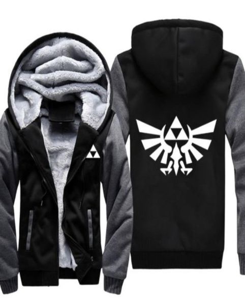 The Legend of Zelda Sudadera con capucha para hombre Abrigo con cremallera Chaqueta para hombre Chaqueta de invierno Sudaderas1587720