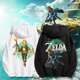 De Legende van Zelda Tranen van het Koninkrijk Spel Randapparatuur Links Sweatshirt met capuchon heren Herfst Losse Jas dames Tij