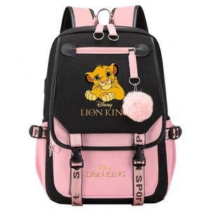 Le Li King Garçons Filles Enfants École Livre Sacs Femmes USB Bagpack Adolescents Toile Ordinateur Portable Voyage Étudiant Sac À Dos Z57G #