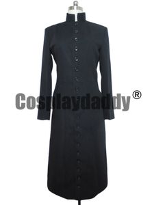 The Matrix Cosplay Costume Neo Black Trench Coat M002