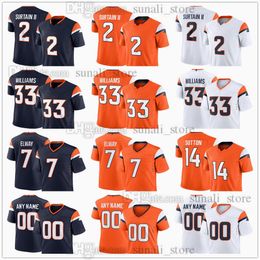 The Mile High Collection New Jerseys for 2024 Football 2 Pat Surtain II 14 Courtland Sutton 33 Javonte Williams 19 Marvin Mims Jr. 49 Alex Singleton 7 John Elway