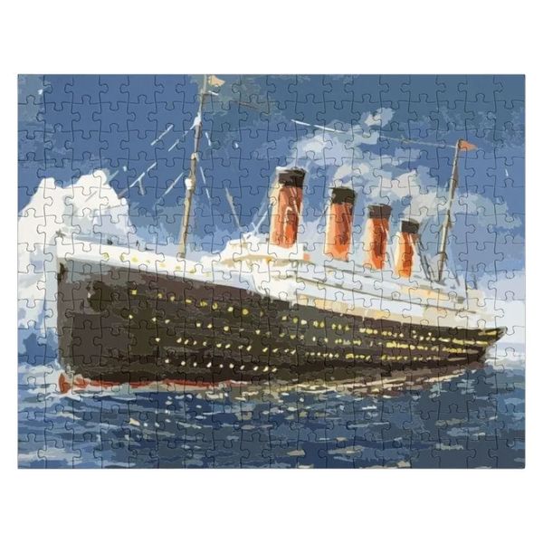 La mayoría del barco de todos los tiempos Titanic Jigsaw Puzzle Diorama Accesorios Regalo personalizado Casado 240401