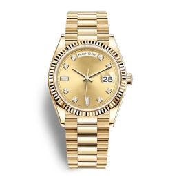 La montre pour homme la plus regardée bracelet en or rose cadran vert série date 41MM verre saphir mouvement automatique mécanique 2902