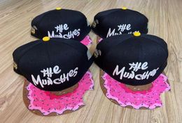 The Munchies Streetwear Baseba Snapback Hip Hop verstelbare Bboy-hoed8598366