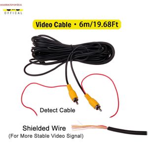 Le nouveau câble vidéo 6M est utilisé pour la vue arrière CMARA View 6M RCA Universal pour connecter ATRS conduisant CMARA et