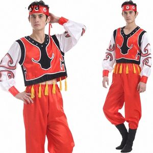 La nouvelle minorité tibétaine masculine adulte dans la danse Mgolian du costume théâtral Inner Mgolia W81x #