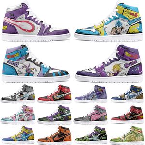 Les nouvelles chaussures personnalisées bricolage chaussures de basket-ball de sport hommes femmes personnalisation de personnage d'anime tendance personnalisée mode chaussures de basket-ball en plein air 1s