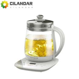 La nouvelle bouilloire électrique 220 v Joyoung pot de santé théière à fleurs multifonctionnelle théière à ragoût en verre 1,5 l portable mini multi-ustensiles de cuisine thé dessert ustensiles de cuisine