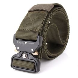 ENNIU – ceinture à boucle à dégagement rapide de 38CM, ceinture de sécurité extérieure à séchage rapide, ceinture tactique d'entraînement en Nylon pur, nouvelle collection 9877650