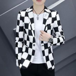 De nieuwe mode Winter Black Heren Casual Suit Jack Cotton Lange Mouw Casual Slim Fit Stijlvol Pak Blazer Coats Jassen XXXL