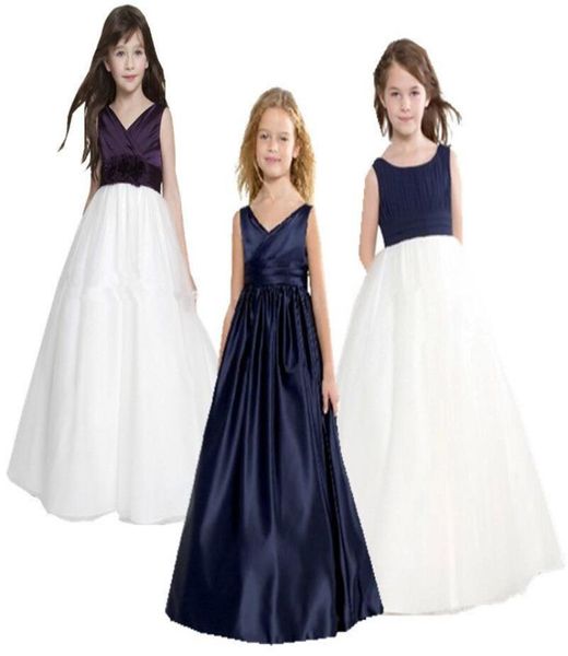 La nouvelle robe de fille Robe de fille de fleur de mariage pour enfants 039s La princesse Age Of Bitter Fleabane Bitter Fleabane Jupe Anniversaire Ev5218511