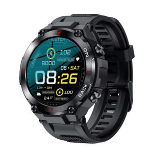 Le nouveau K37 Smartwatch a un écran de 1,32 pouce avec GPS intégré BEIDOU Positionnant plusieurs cadrans pour le vrai sang d'oxygène et la physiologie féminine