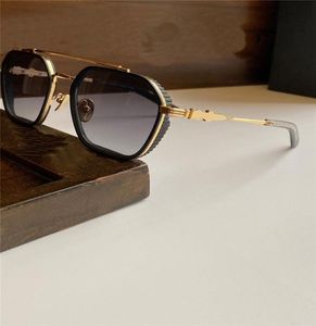 De nieuwe populaire Retro Men Sunglasses Classic Simple Design Retro Square frame gecoate reflecterende antiultraviolet lens Top6624015