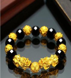 Le nouveau printemps été 2020 Shajin mythique animal sauvage main réelle Kylin bracelet amoureux noir Yao PI Qiu hommes et femmes PI Xiu perle 8694281