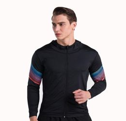 De nieuwe streamer fitness fitness strakke jas trainingsjack running bergbekleding hoodie4661636