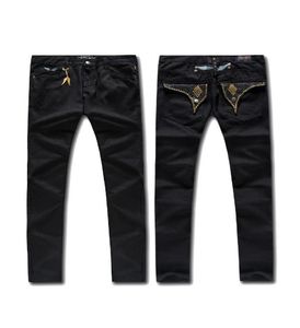 The New Trend of Style Men039s Jeans Early Automne Fashion Casual Slim Fit Micro Stretch High Robin Robin Jeans Men Traflers8422400