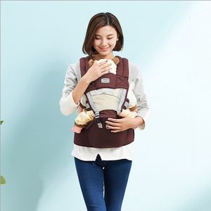 La nouvelle mise à niveau confortable porte-bébé en coton mode multi-fonction couleur pure petit tabouret respirant tenu avec la taille de bébé