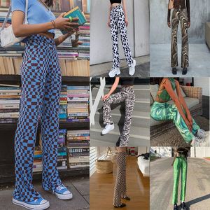 Pantalon Micro Laka imprimé ondulé pour femmes, nouvelle mode de rue