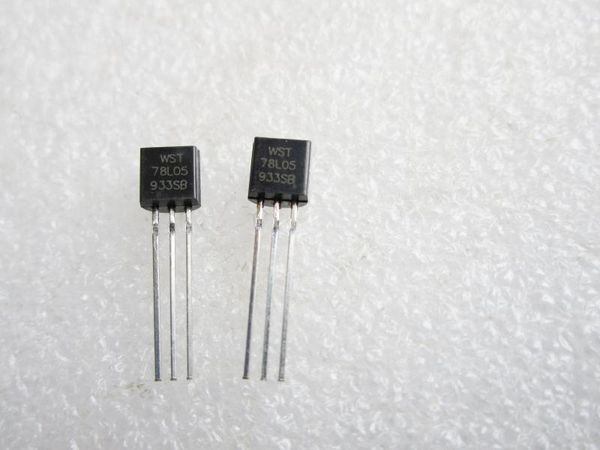 El nuevo WS genuino especial 78L05 WST7805 5V transistor regulador de tres terminales TO-92 Precio