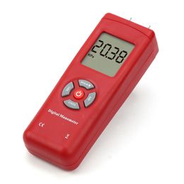 Freeshipping De nieuwste digitale manometer luchtdrukmeter druk meters handheld u type differentiële drukmeter