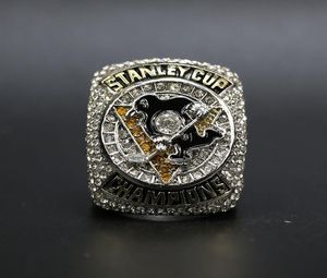 De nieuwste echte Pittsburgh Penguins Hockey Cup Championship Ring met mannen Gift Shipping265856252