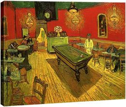 Le Night Cafe in the Place Lamartine dans Arles Classic Canvas Prints Wall Art par van Gogh Famous Abstract Paintings Oil Paintings Reproduction Istwork Istwork Picture