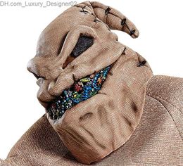 The Nightmare Before Christmas Oogie Boogie Cosplay Mask Mask Kostuum Latex Helmet Halloween Party Carnival Props Q230824