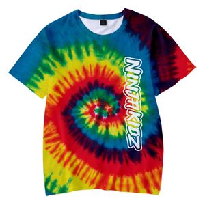 The Ninja Fam Merch The NinjaFam camiseta nueva Cosplay hombres/mujeres verano sudadera camiseta corta camiseta Tie Dye Top